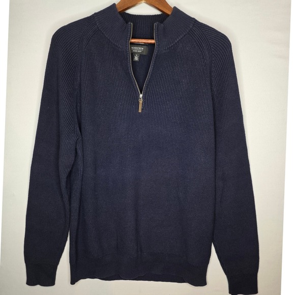 Nordstrom Other - Nordstrom Navy Zip-Up Sweater